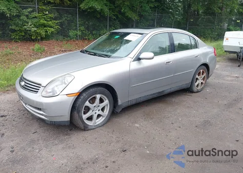 2004 Infiniti G35X z USA, uszkodzony, nr VIN JNKCV51FX4M718425